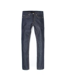 UNIFORM BRIDGE | 14 raw denim pants indigo (デニムパンツ)