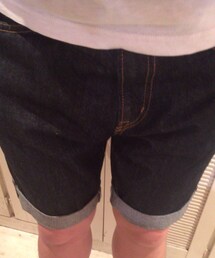 GU | GU ロングをショーツに加工(デニムパンツ)