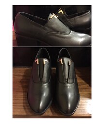 Leather Lab | 金屬邊飾牛皮便鞋  (その他シューズ)