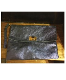 verde | 金屬藍手拿包(ハンドバッグ)