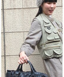全て古着 | ノーカラーコート