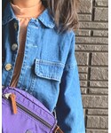 韓国子ども服の「ジャケット/アウター(デニムジャケット)」