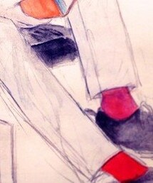 、 | 赤い靴下
(ソックス/靴下)