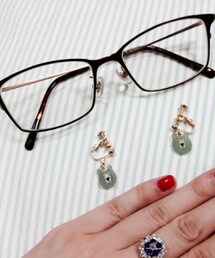 JINS | べっこう柄のブラウンカラーメガネ(度入り)(メガネ)