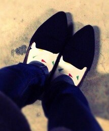 靴下屋 | カラフル三角くつした(ソックス/靴下)