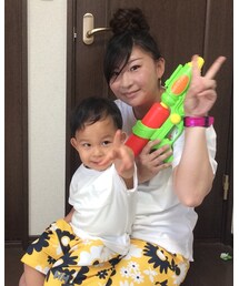 実は息子おそろいコーデでした💓 | Tシャツ/カットソー