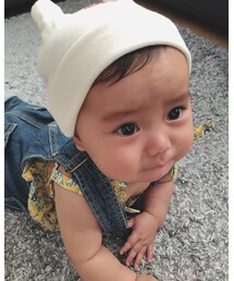 帽子キツくて変えたら大泣き💦 | その他