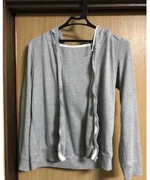 no brand | グレーパーカー(パーカー)