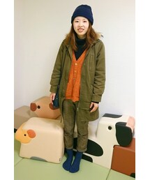 LOWRYS FARM | 最近は寒い雪⛄の日ばかりなので
モッズコートが手放せません💦
かなり着古した感じがまた👍👍(モッズコート)