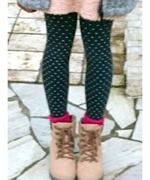 靴下屋 | ドット柄タイツ✨(レッグウェア)