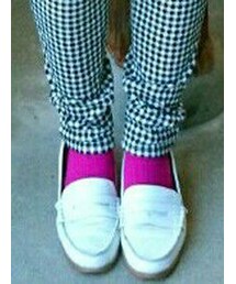 ORiental TRaffic | ホワイトローファー🎵(モカシン/デッキシューズ)