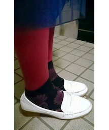 靴下屋 | 花柄ソックス(50デニール)🌼(ソックス/靴下)