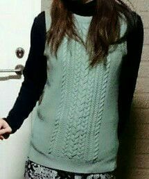 UNIQLO | ケーブル編みベスト✨(ベスト)