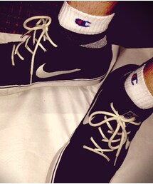 Champion | ソックス   :チャンピオン
スニーカー:NIKE SB(スニーカー)