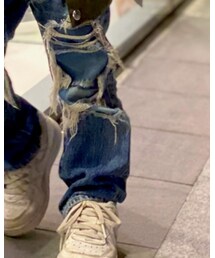 DENIM DUNGAREE | デニムパンツ