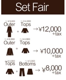 set fair | トップス