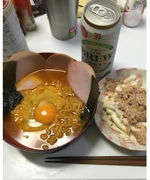 辛ラーメンとツナマカロニ💕 | その他