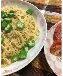 オクラツナパスタ😍 | その他