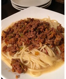 裏メニュー肉味噌パスタ😋 | その他