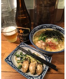 牡蠣ラーメン@佐市 | その他