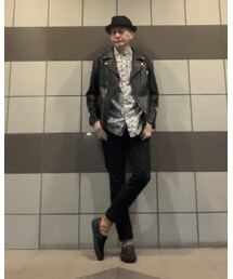 合成前 | ライダースジャケット