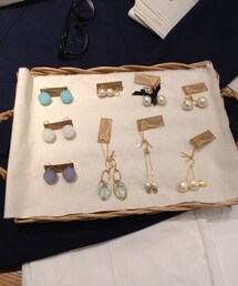 Blue Rank | コットンパールピアス(ピアス（両耳用）)