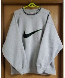 NIKE | NIKE 90s クルーネック 灰 サイズXL(スウェット)