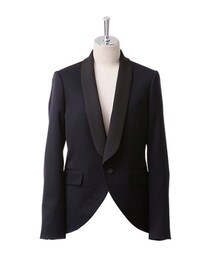 beautiful people | w.fine gabardine shawl collar jacket
(テーラードジャケット)
