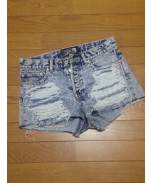 Candy Stripper | クラッシュショートパンツ(デニムパンツ)
