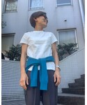 UNIQLO | レディース クルーネックT(半袖)/ホワイト/M(T恤)