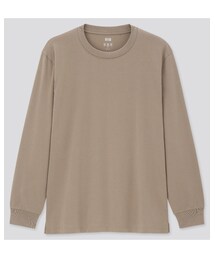 UNIQLO | エアリズムコットンUVカットクルーネックT Msize ¥1490+tax(Tシャツ/カットソー)