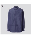 +J | スーピマコットンオーバーサイズシャツ【+J】Ssize  ¥3990+tax(襯衫)
