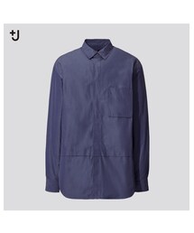 +J | スーピマコットンオーバーサイズシャツ【+J】Ssize  ¥3990+tax(シャツ/ブラウス)