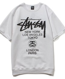 STUSSY | World Tour S/SL Sweat(Tシャツ/カットソー)
