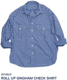 Porter Classic | ROLL UP GINGHAM CHECK SHIRT(シャツ/ブラウス)