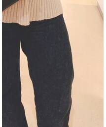 UNIQLO | ワイドフィットカーブパンツ(デニムパンツ)