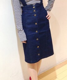 Chico | サス付きタイトスカート(デニムスカート)