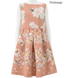 Chesty | フラワープリントサテンワンピース(ワンピース)