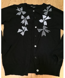 Jane Marple | リボン柄のカーディガン(カーディガン/ボレロ)
