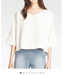 UNIQLO | ドレープブラウス(トップス)