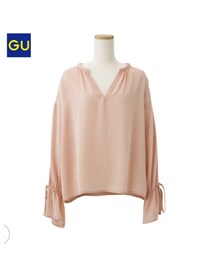 GU | キャンディスリーブブラウス(トップス)