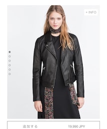 ZARA | ライダースジャケット
