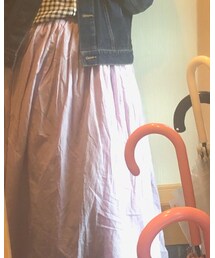 NICOLE white | スカート