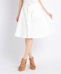 RAY CASSIN | 白スカート(デニムスカート)