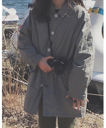 used | ステンカラーコート