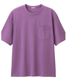GU | ヘビーウェイトビッグT(5分袖)(Tシャツ/カットソー)