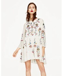 ZARA | ZARA 刺繍ワンピース(チュニック)