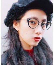 Zoff | 【2018年1月発売予定!】Zoff × 中田クルミ コラボクリアサングラス ブラック(サングラス)