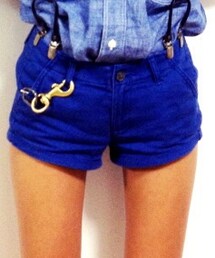 Hollister | hollister shorts (navy blue)
(その他パンツ)