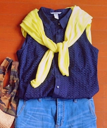 H&M | H&Mカットワークレースシャツ(シャツ/ブラウス)